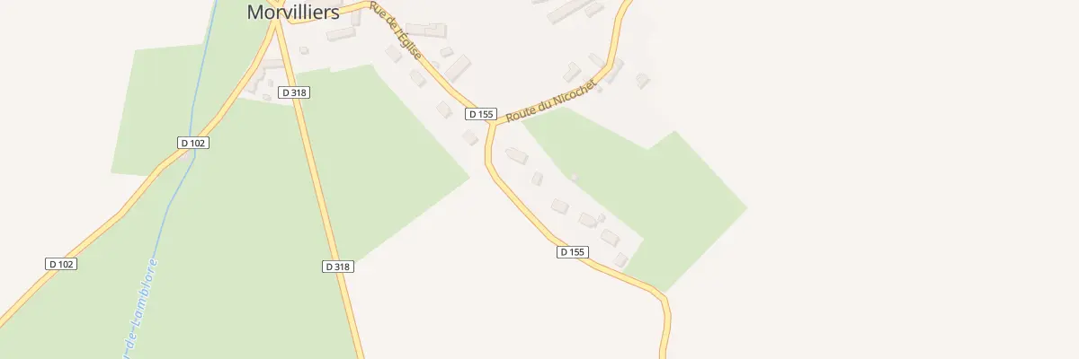 Plan du 3 Rte de la Mare aux Biches à Morvilliers