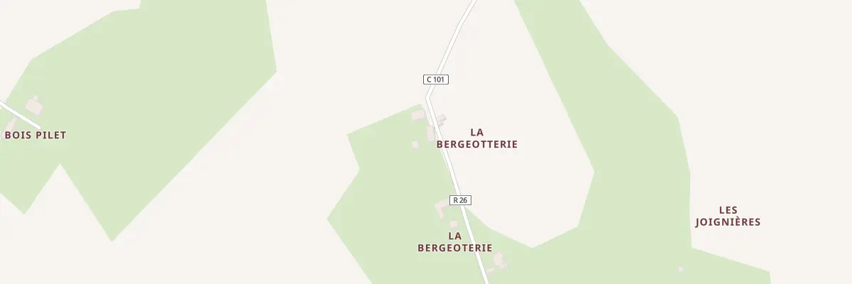 Plan du 707 La Bergeotterie à Saint-Senoch