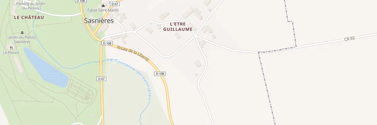 Plan du 6 L’Etre Guillaume à Sasnières