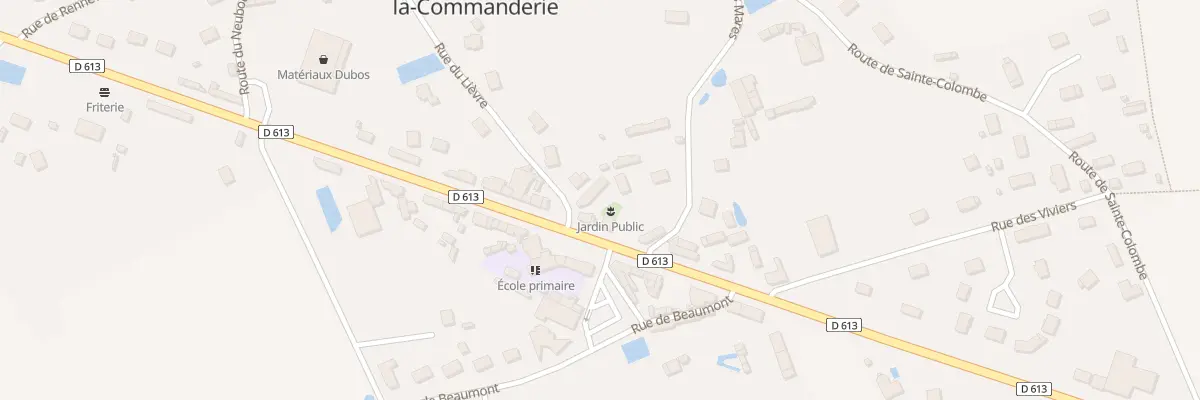 Plan du 26 Rte Départementale 613 à Sainte-Colombe-la-Commanderie