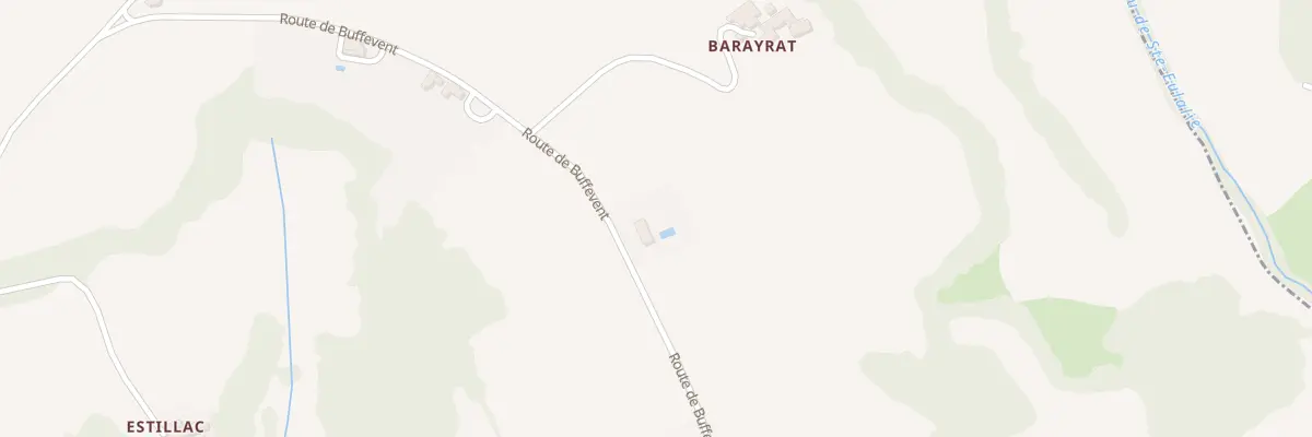 Plan du 435 Barayrat à Montjoi