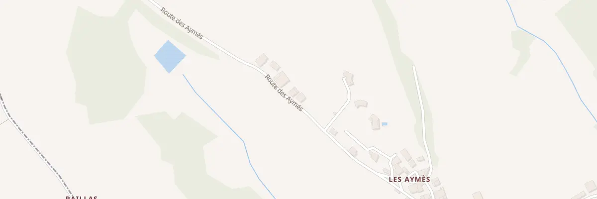 Plan du 876 Rte des Aymes à Saint-Clair