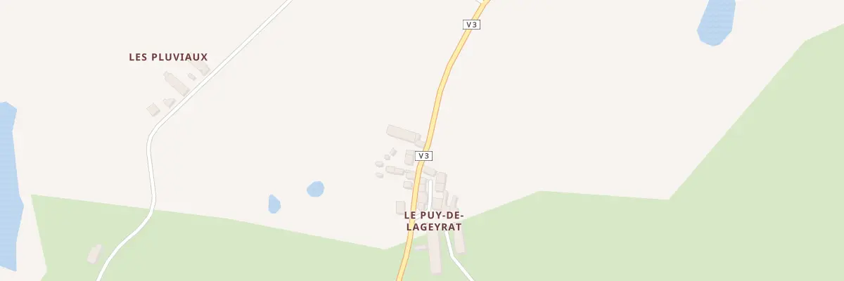 Plan du 6067A Le Puy de Lageyrat Ouest à Châlus