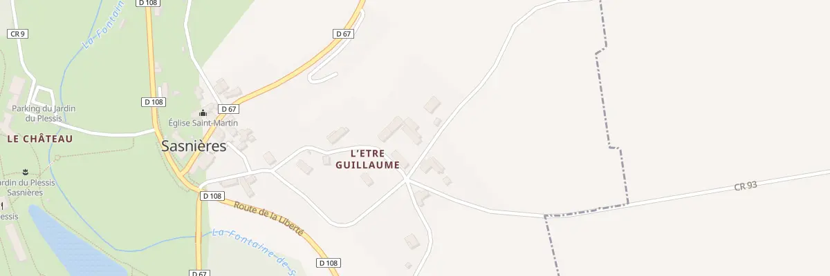 Plan du 7 L’Etre Guillaume à Sasnières