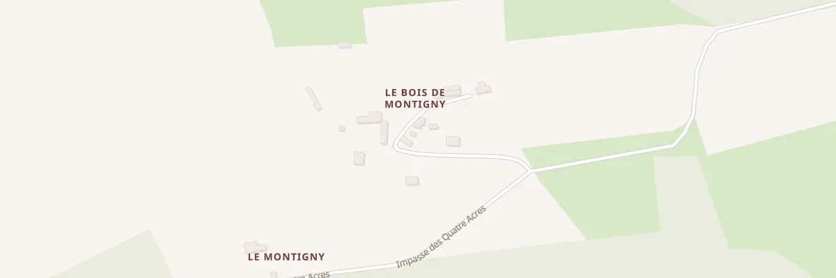 Plan du 5030 Le Bois de Montigny à Imbleville