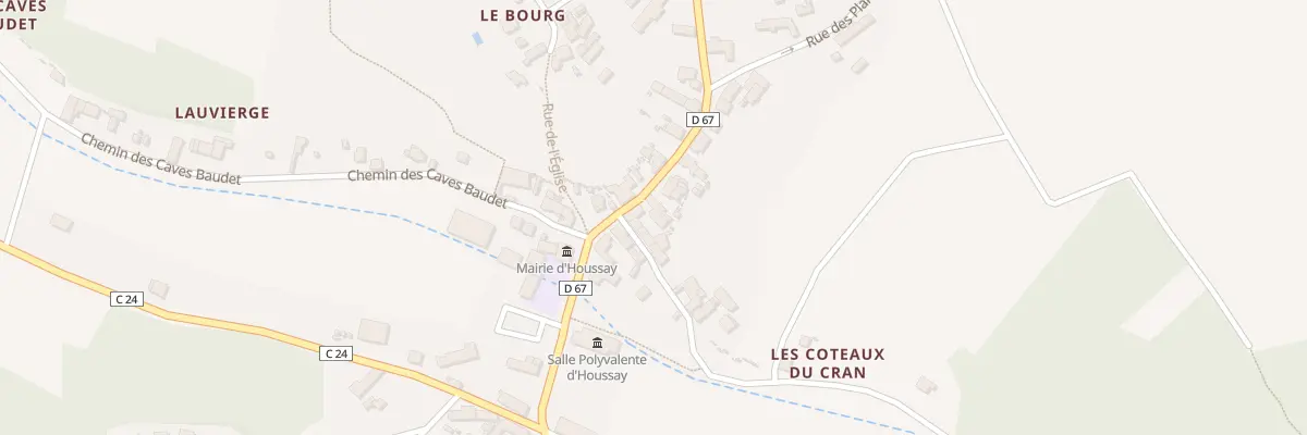 Plan du 60 Le Bourg à Houssay