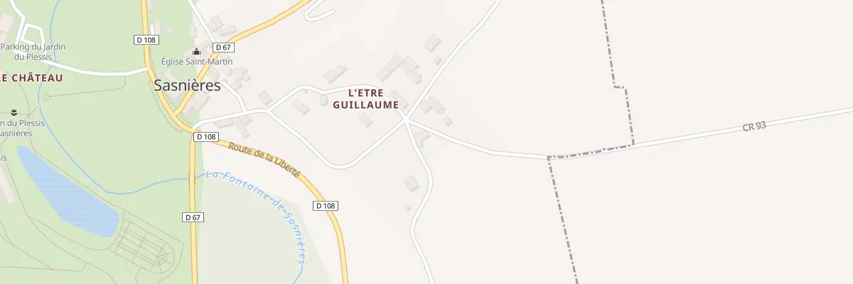 Plan du 13 L’Etre Guillaume à Sasnières