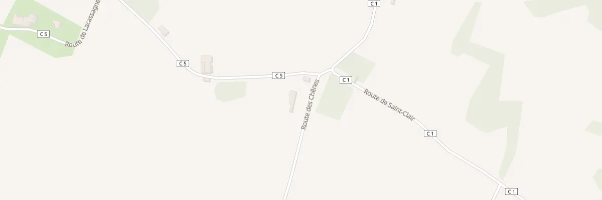 Plan du 4457 Rte des Chênes à Saint-Clair