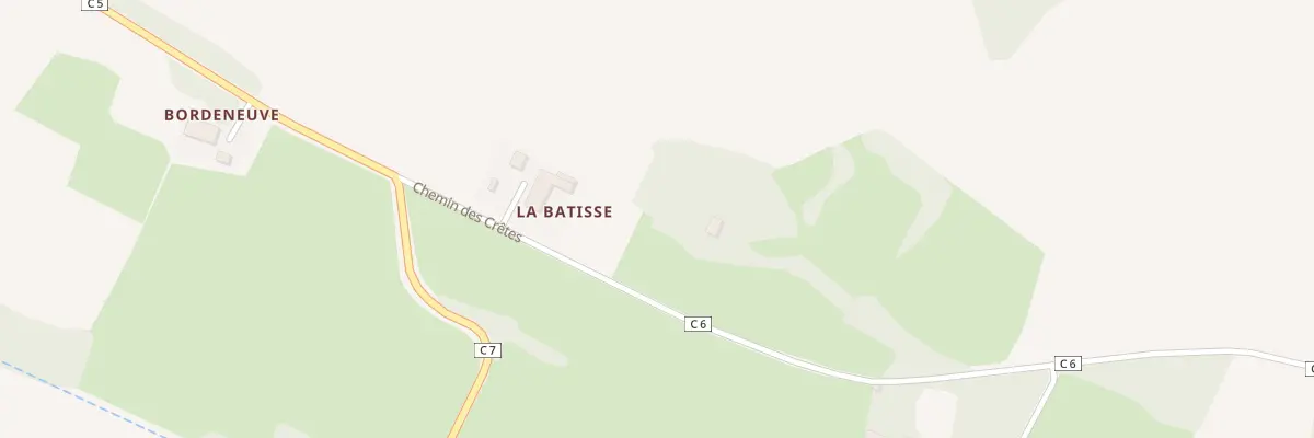 Plan du 113 Che des Crêtes à Giscaro