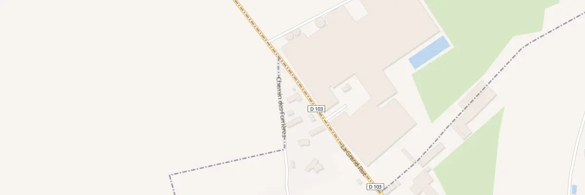 Plan du 1082 Che des Forrieres à Bourdainville