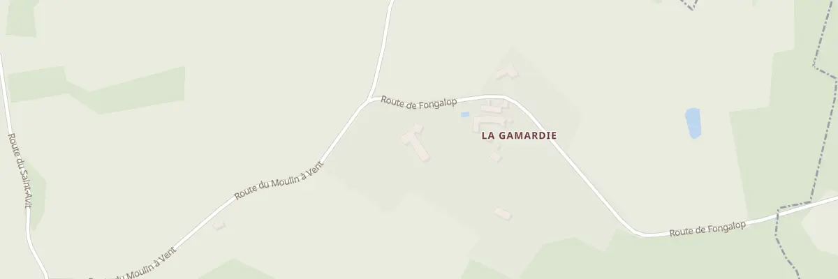 Plan du 24 La Gamardie à Saint-Marcory
