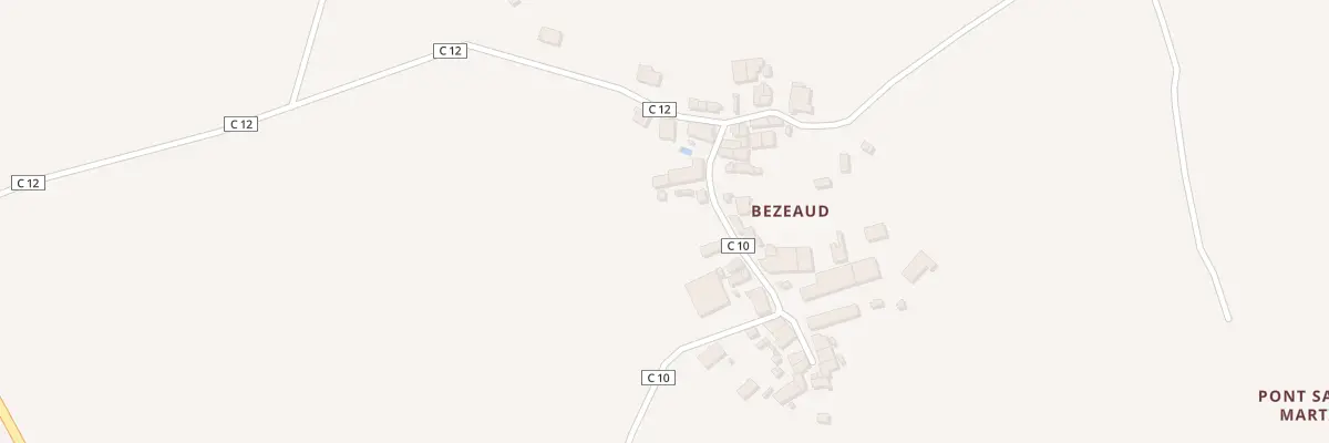 Plan du 5357 Bezeaud à Saint-Bonnet-de-Bellac