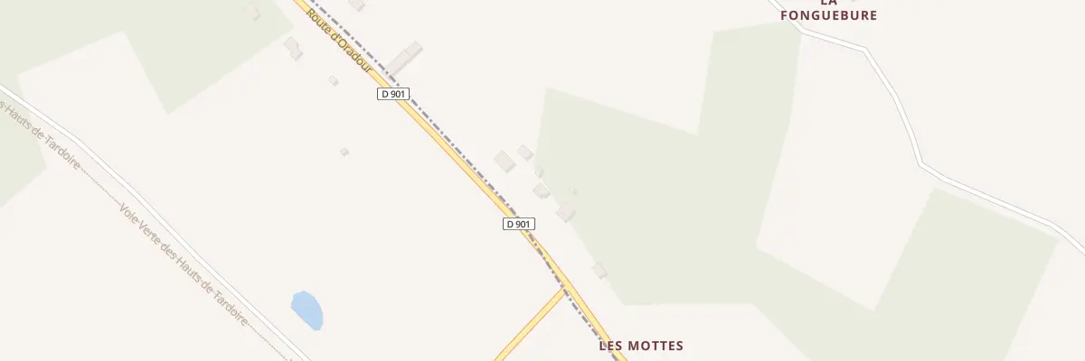 Plan du 16 Rte d’Oradour à Champsac
