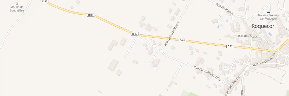 Plan du 5273 Rue du Château d’Eau à Roquecor