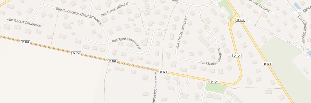Plan du 233 Rue René Lenormand à Barentin