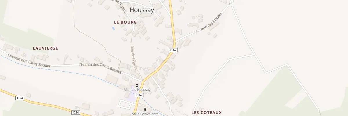 Plan du 28 Rue Principale à Houssay