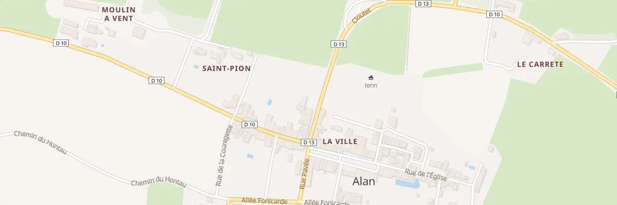 Plan du 84 La Ville à Alan