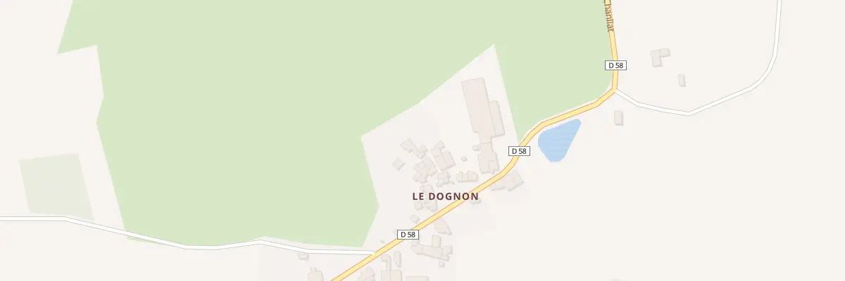 Plan du 5140 Le Dognon à Saint-Martin-de-Jussac
