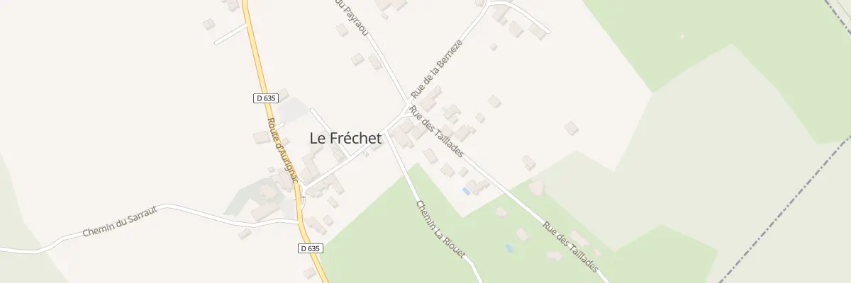 Plan du 15 Le Village au Fréchet
