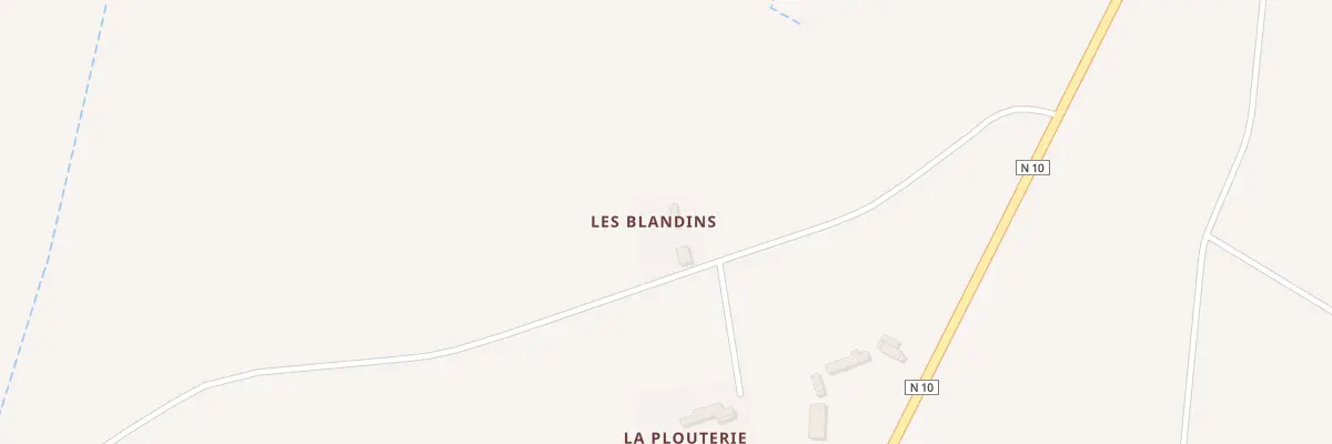 Plan du 114 Les Blandins à Villechauve