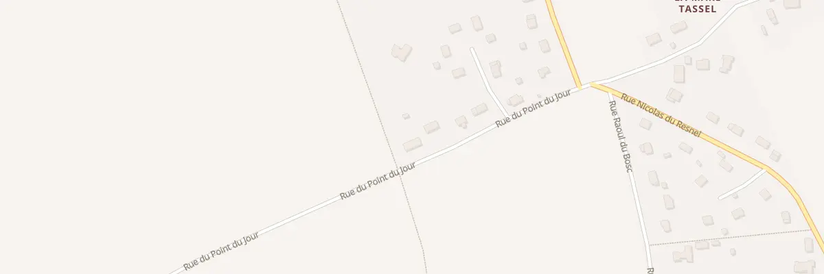 Plan du 73 Rue du Point du Jour au Thuit de l’Oison