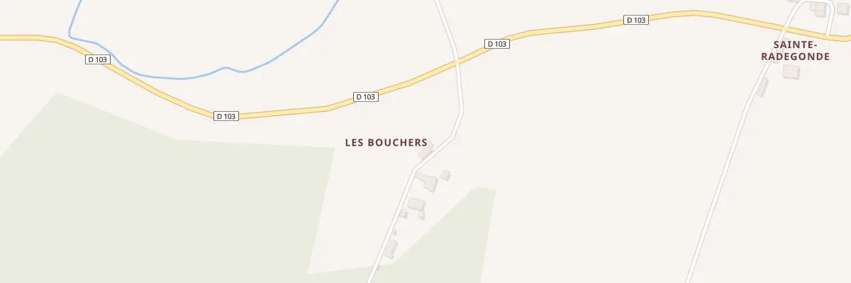 Plan du 235 Les Bouchers au Petit-Pressigny