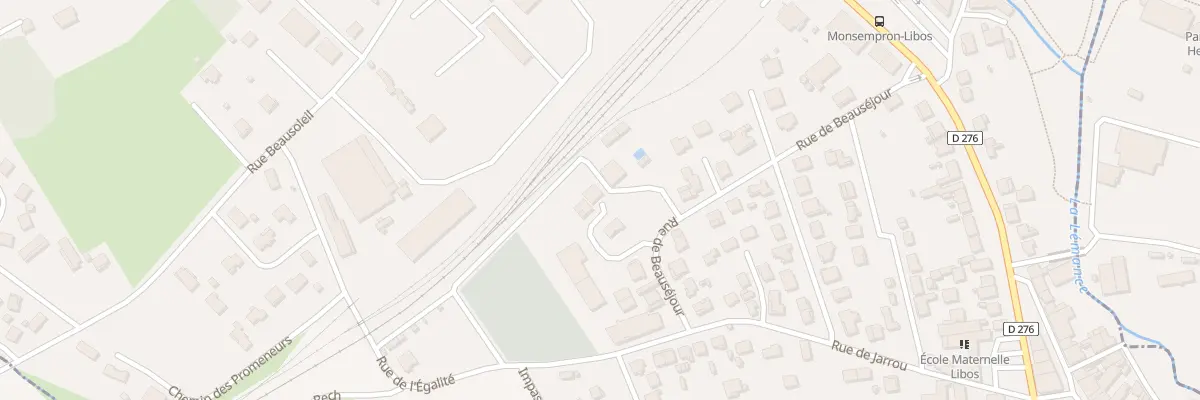 Plan du 8 Rue Beausejour à Monsempron-Libos