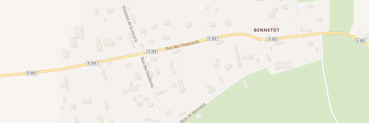 Plan du 371 Rue des Tisserands à Louvetot