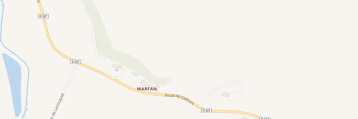 Plan du 777 Rte de Cadours à Sarrant