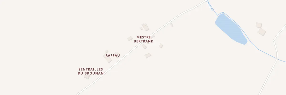 Plan du 5181 Hameau de Mestre Bertrand à Faudoas