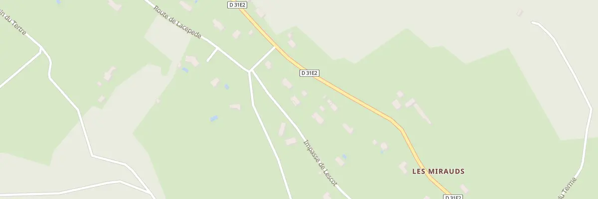 Plan du 972 Lescot à Audrix
