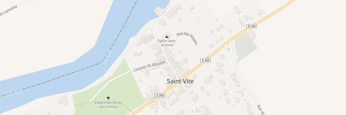 Plan du 18 Rue du lot à Saint-Vite