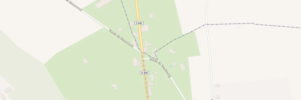 Plan du 1 Rte du Neubourg à Burey