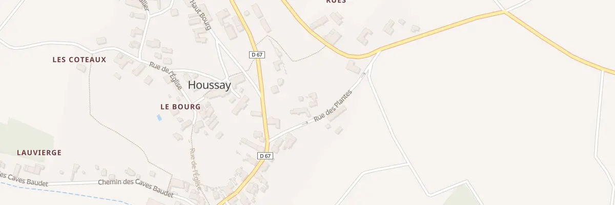 Plan du 3 Rue des Plantes à Houssay