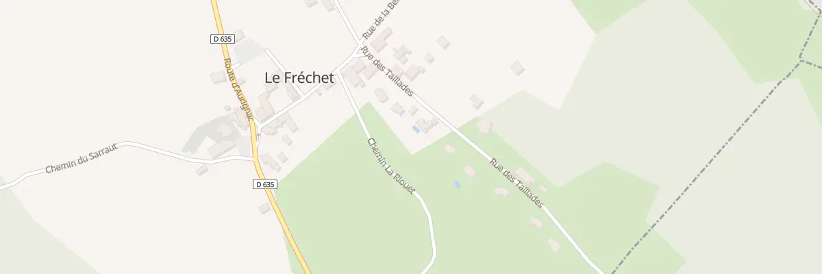 Plan du 32 Le Village au Fréchet