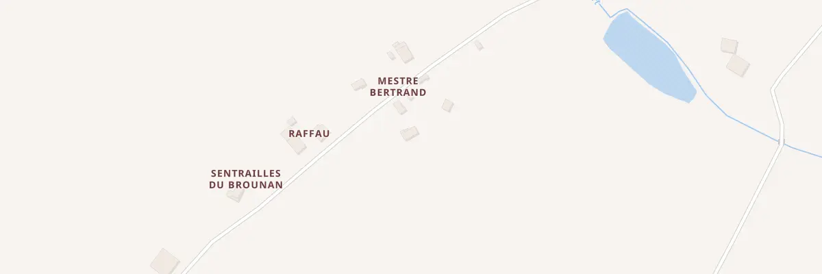 Plan du 5153 Hameau de Mestre Bertrand à Faudoas