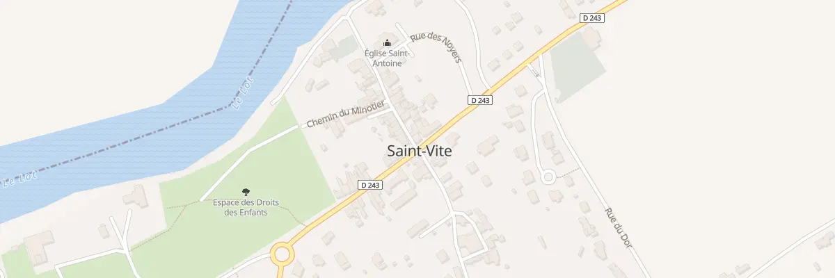 Plan du 2 Rue du lot à Saint-Vite