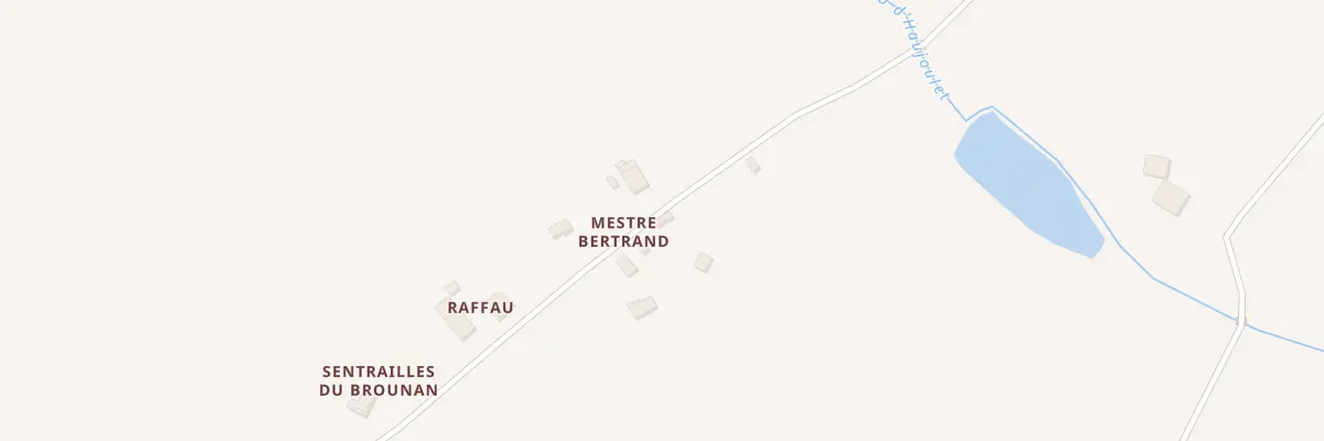 Plan du 5146 Hameau de Mestre Bertrand à Faudoas