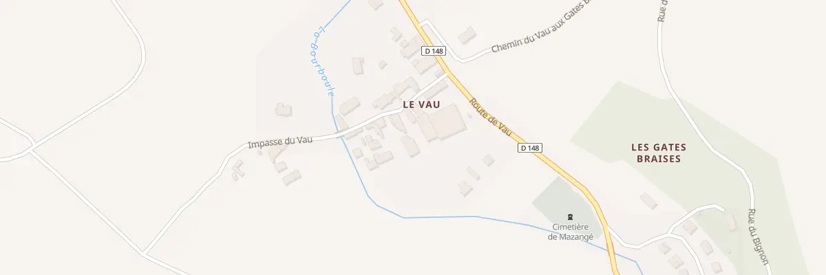 Plan du 71 Imp du Vau à Mazangé