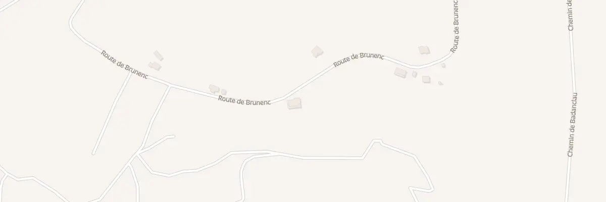 Plan du 655 Rte de Brunenc à Goudourville