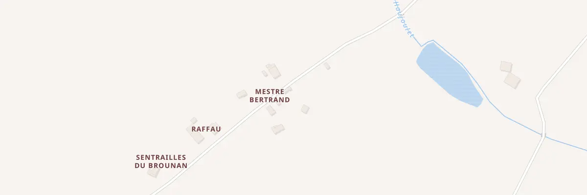 Plan du 5169 Hameau de Mestre Bertrand à Faudoas