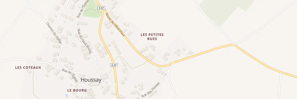 Plan du 11 Rte de Villiersfaux à Houssay