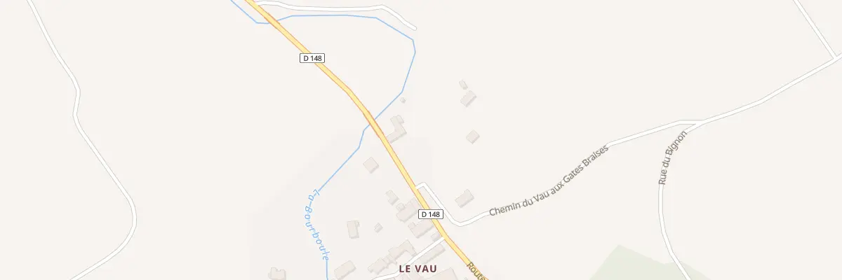 Plan du 8 Rte du Vau à Mazangé