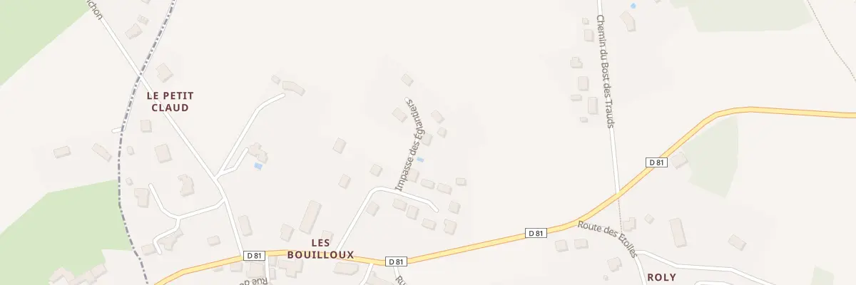 Plan du 156B Les Bouilloux à Nantheuil