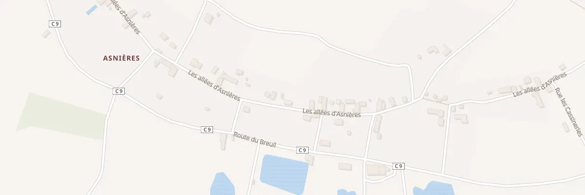 Plan du 36 All d’Asnieres à Lunay