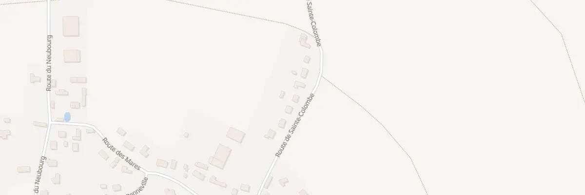 Plan du 150 Rte de Ste Colombe à Sainte-Colombe-la-Commanderie