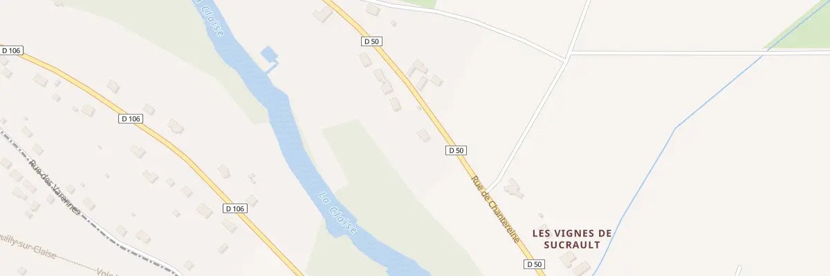 Plan du 5 Rue de Chantereine à Bossay-sur-Claise