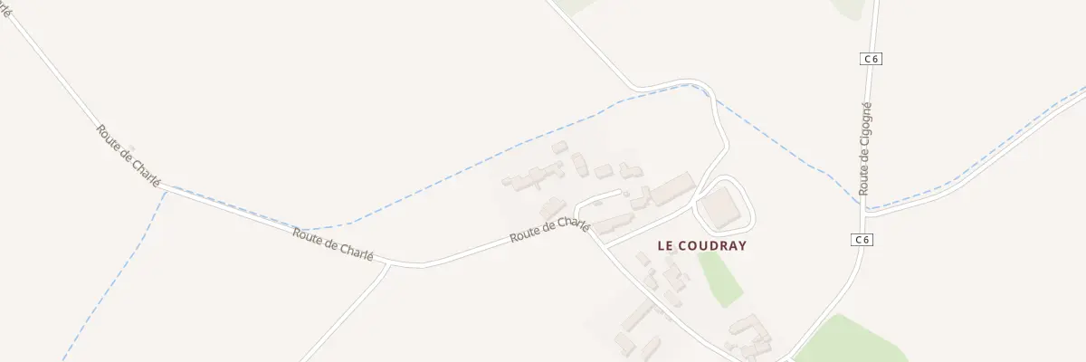 Plan du 20 Le Coudray à Cigogné