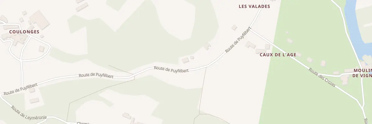 Plan du 502 Rte de Puyfébert à Corgnac-sur-l’Isle