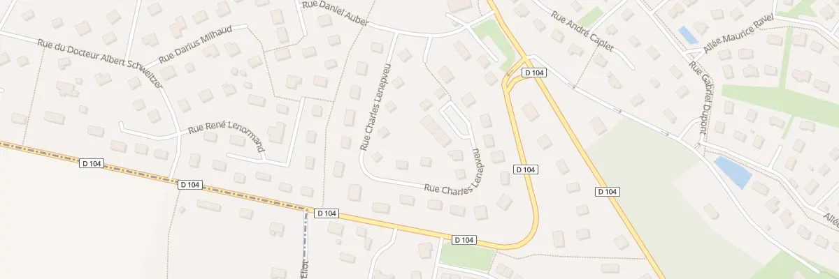 Plan du 24 Rue Charles Lenepveu à Barentin